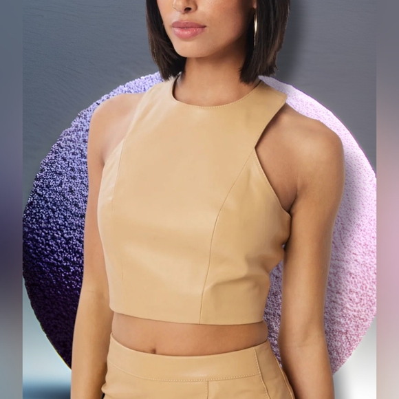 MSRP $198 Lita by by Ciara Leather Front Tank. Size XL. NWT - Picture 4 of 10